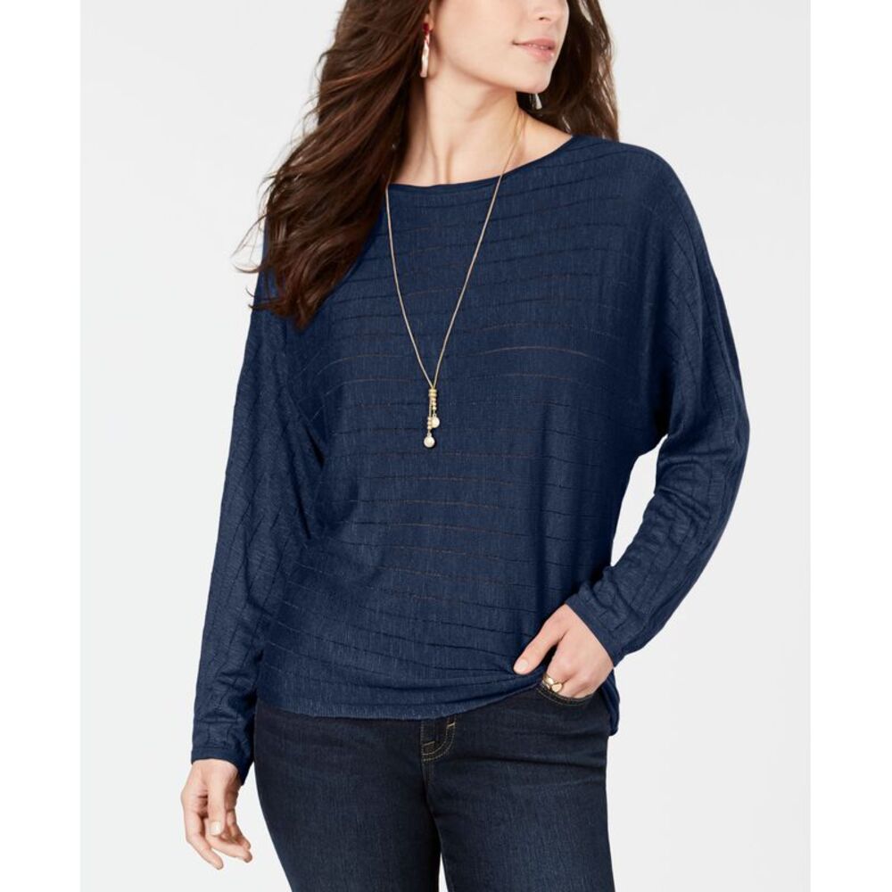 Style & Co Boat Neck Dolman Sleeve Sweater